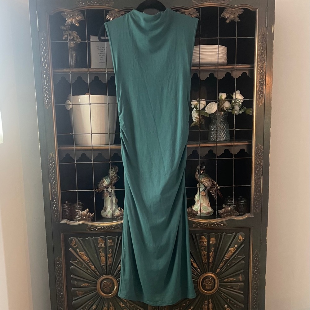 Dark green X-Small maxi